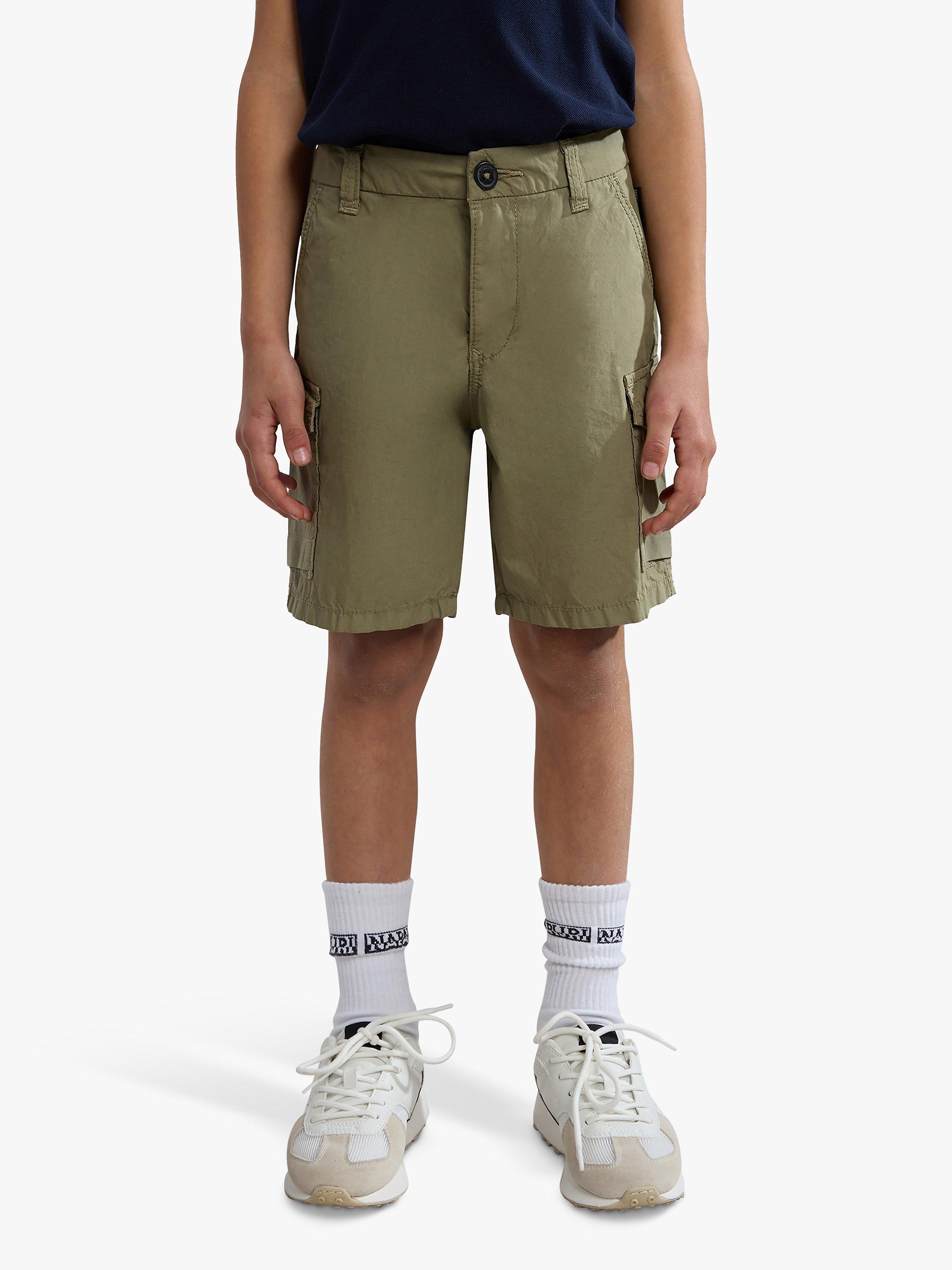 Napapijri Kids' Cargo Shorts, Olive
