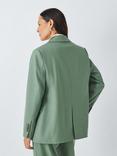 John Lewis Wool Blend Blazer, Green