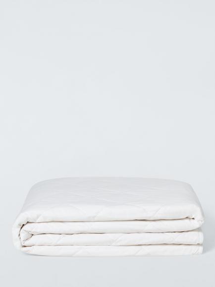 John Lewis Natural 100% Lightweight Cotton Duvet, 2.5 Tog, White