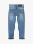 BOSS Kids' Slim Fit Denim Trousers, Blue