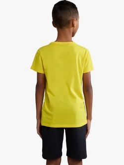 Napapijri Kids' Kitik Geographic Logo T-Shirt - view 2, Yellow