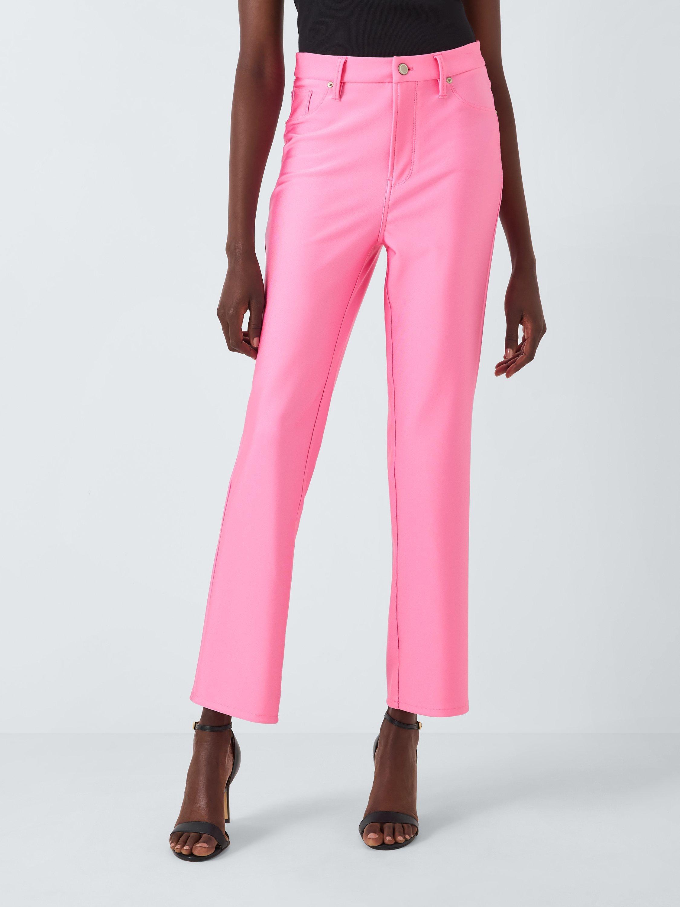Good American Sculpting Straight Leg Jeans, Sorority Pink