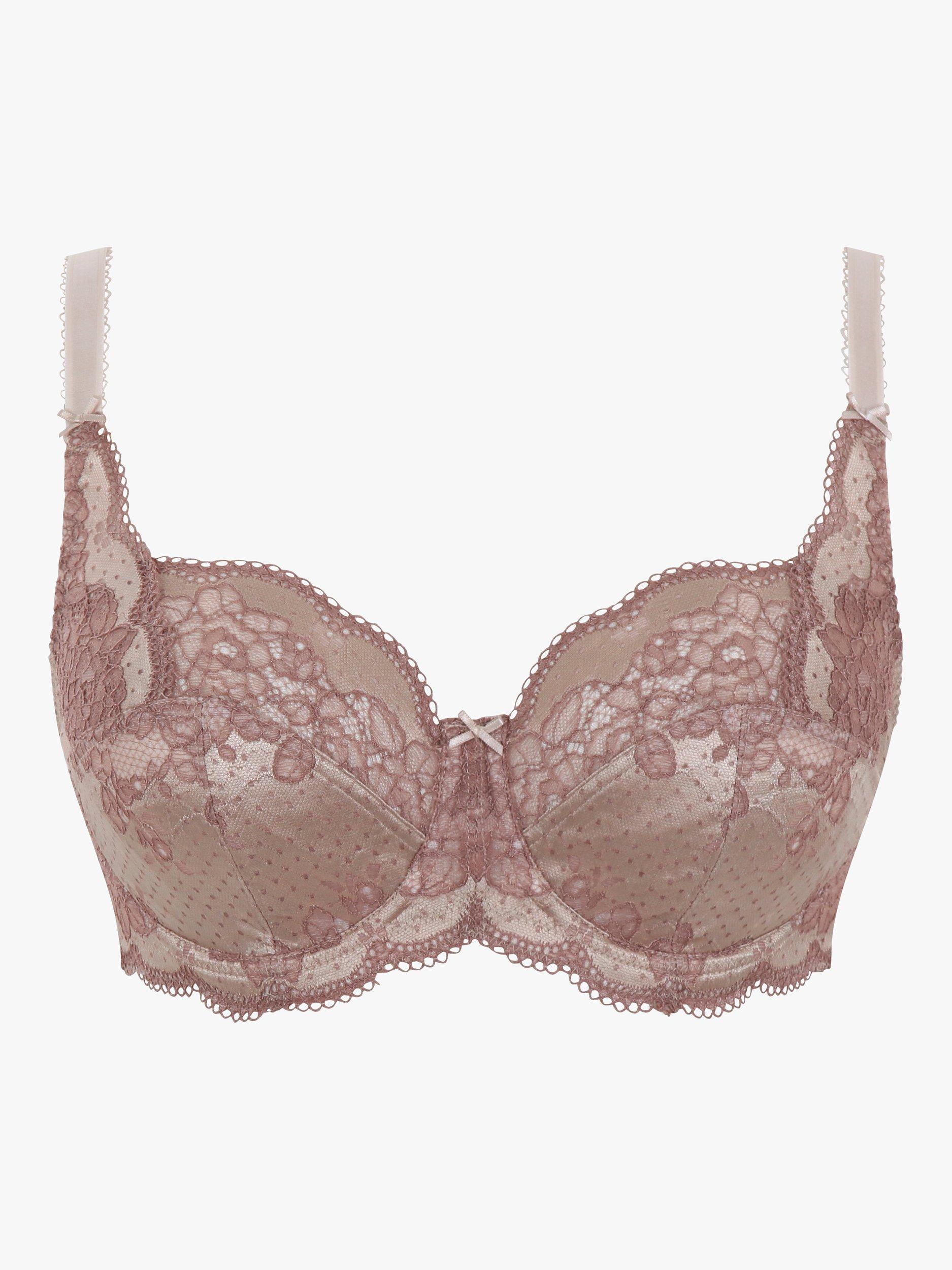 Panache Clara Wired Full Cup Bra, Champagne/Bronze, 36HH