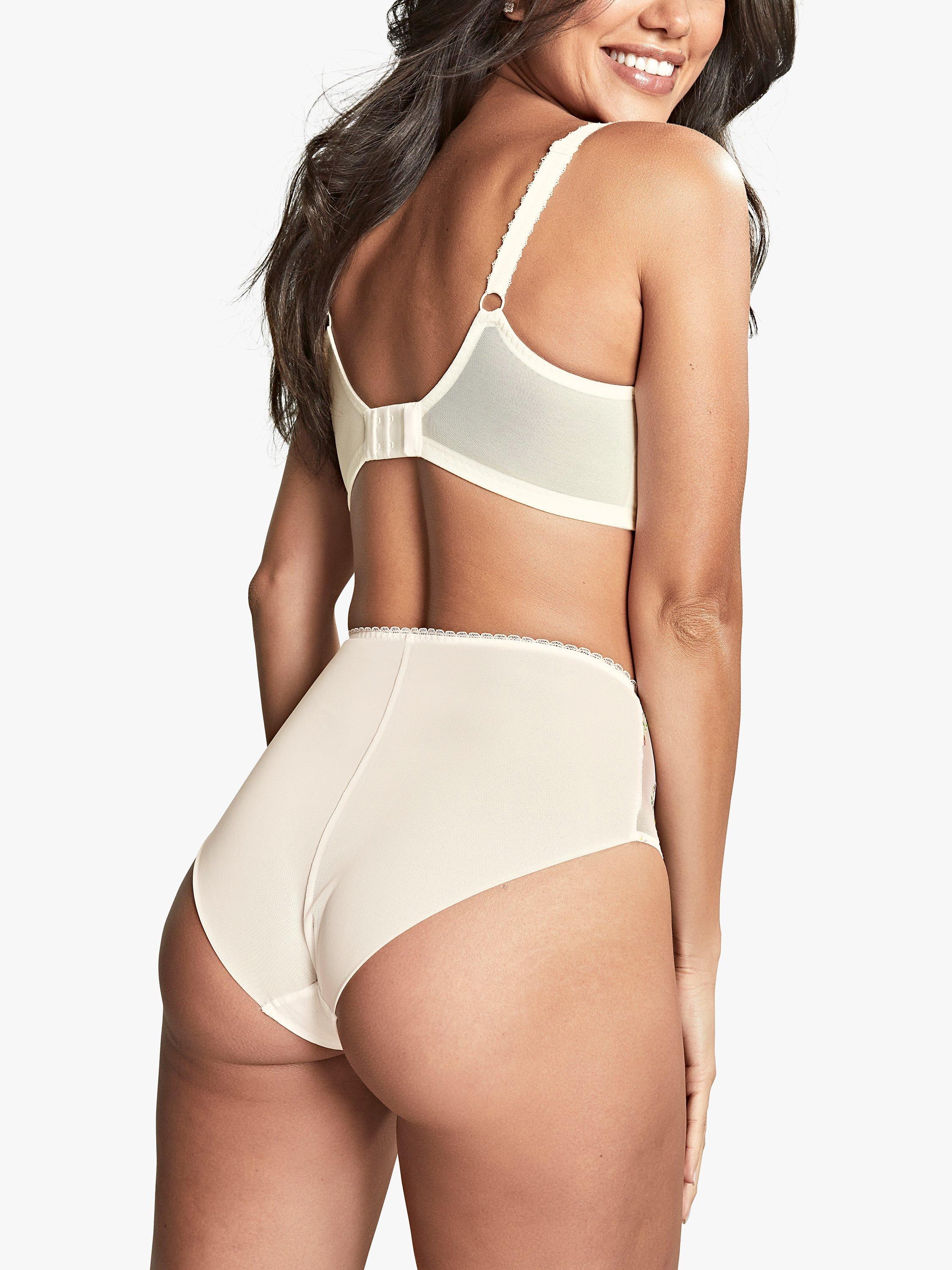 Product image 2 of 5, which shows Panache Meadow Plunge Bra, Ivory, 38D