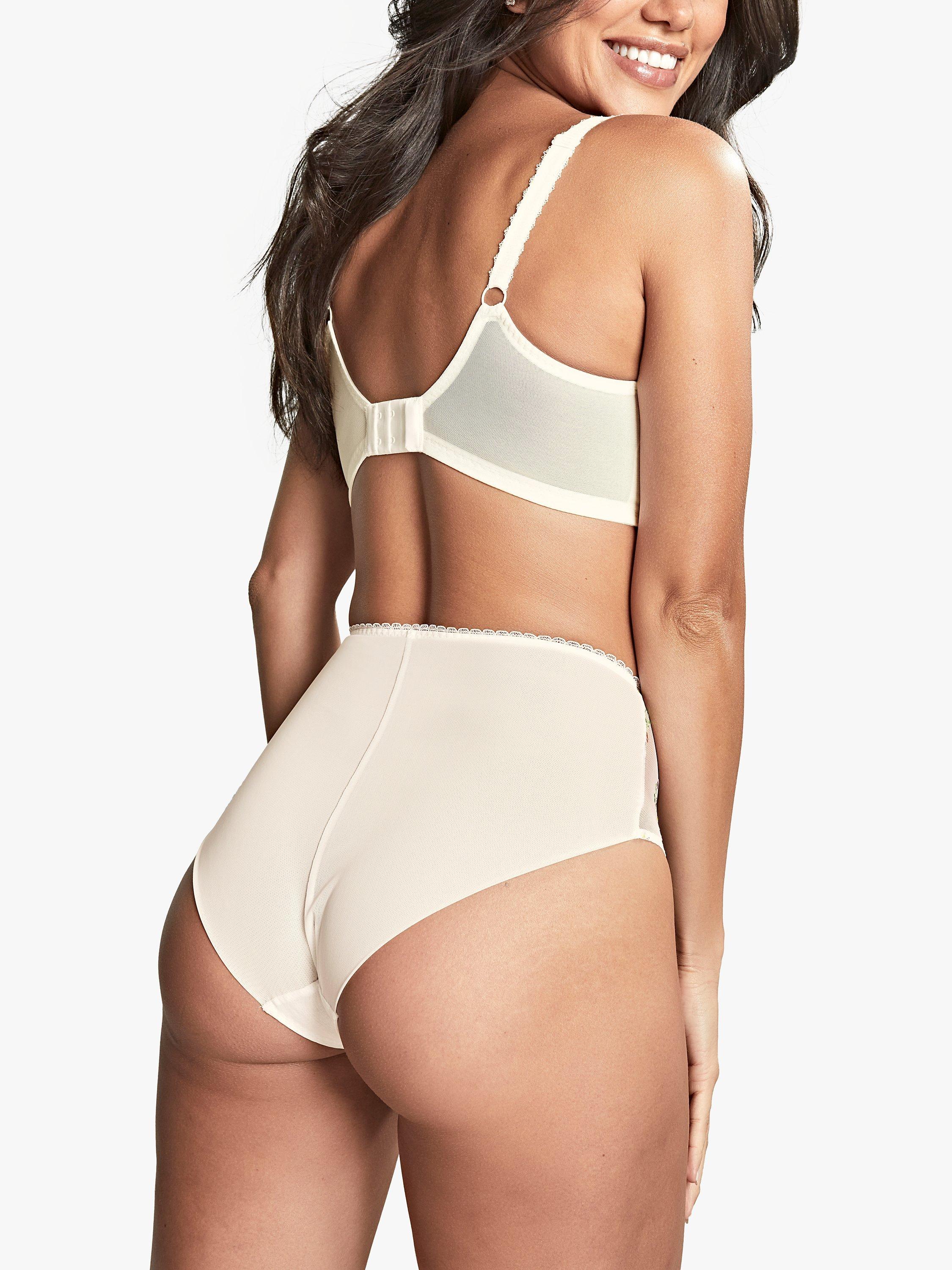 Product image 2 of 4, which shows Panache Meadow Deep Briefs, Ivory, 18