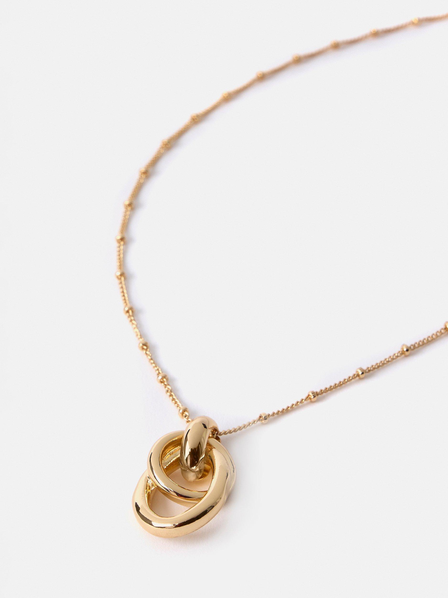 Mint Velvet Gold Tone Pendant Necklace, Gold
