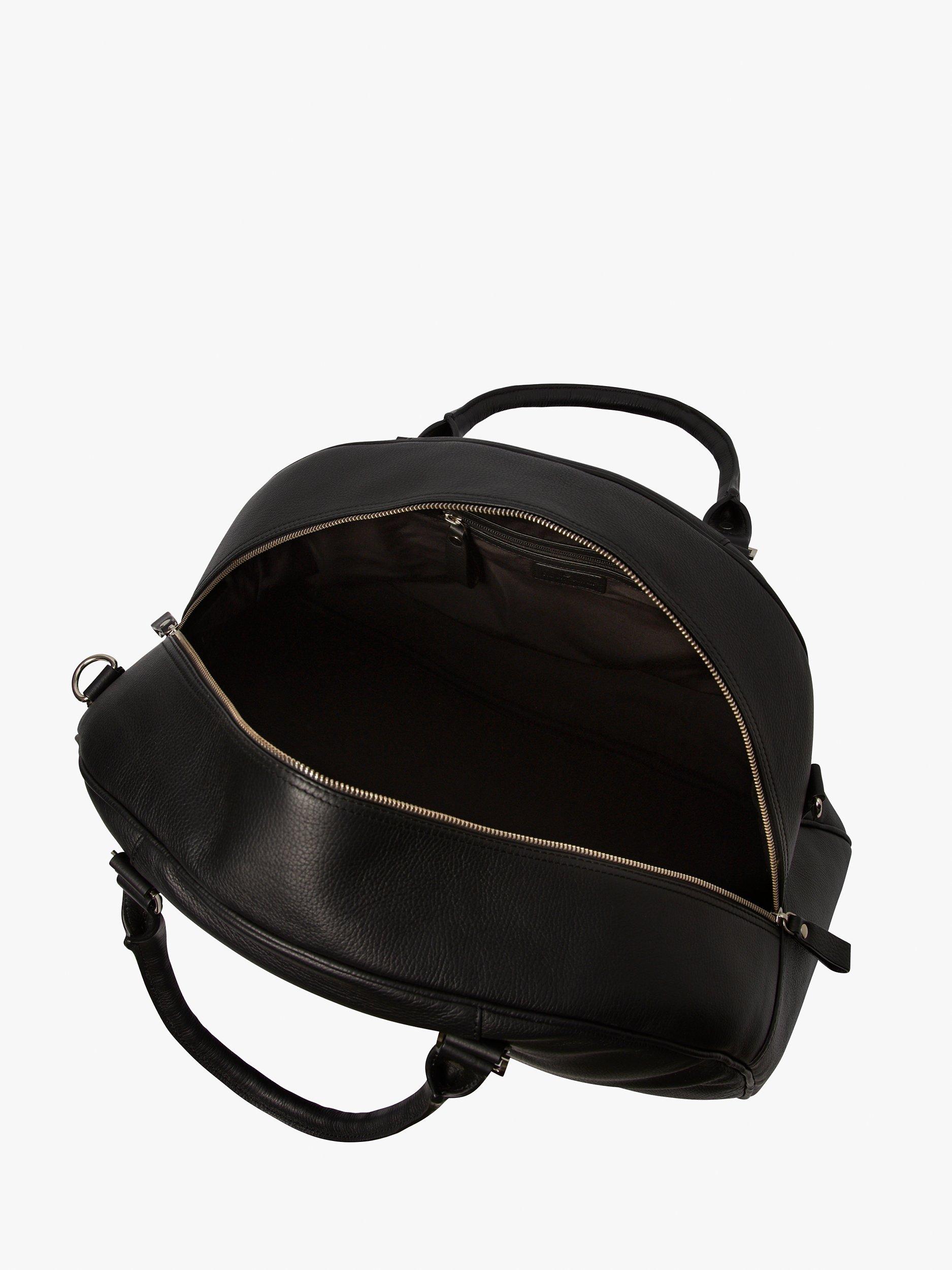 Product image 4 of 5, which shows Simon Carter Folkestone Leather Bag, Black
