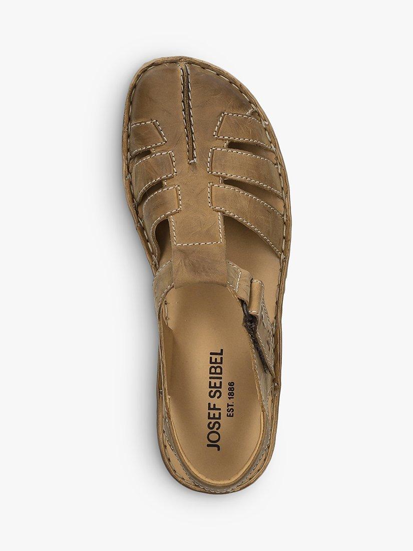 Product image 3 of 5, which shows Josef Seibel Rosalie Leather Sandals, Brown Camel, 4