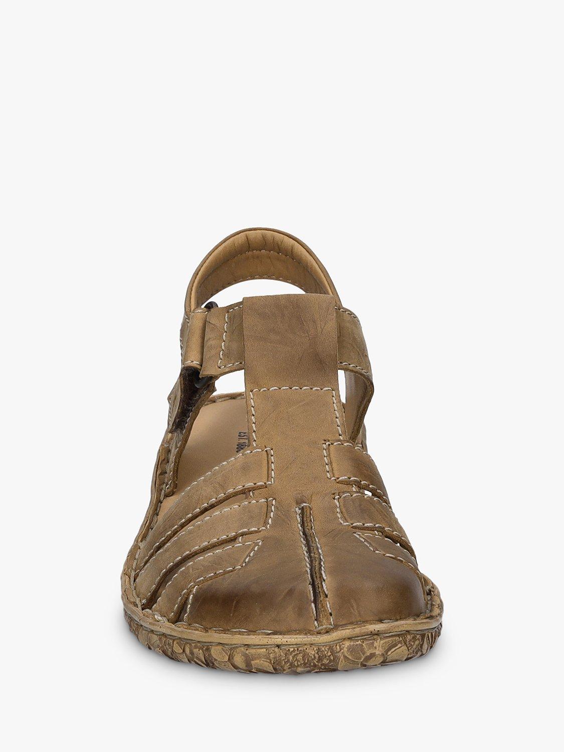 Product image 4 of 5, which shows Josef Seibel Rosalie Leather Sandals, Brown Camel, 4
