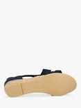 Josef Seibel Grace 01 Low Platform Suede Sandals, Navy