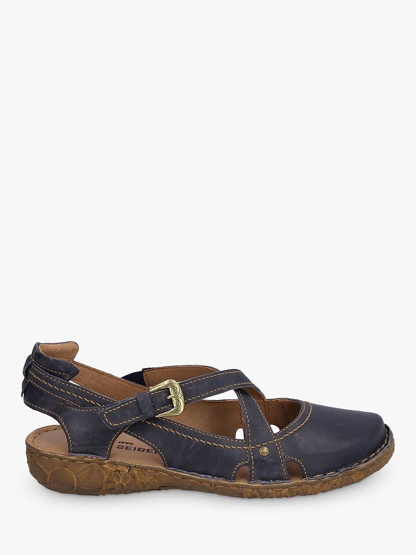 Josef Seibel Rosalie 13 Leather Slingback Sandals, Ocean