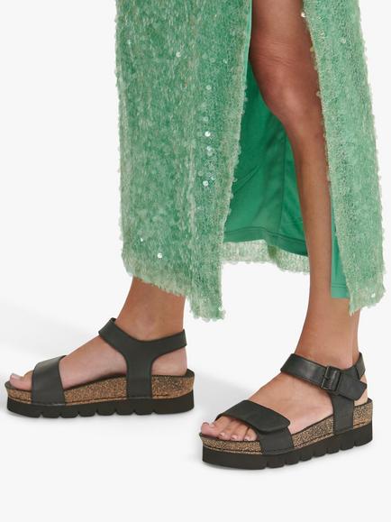 Josef Seibel Alice 03 Flatform Sandals, Black - view 2, 