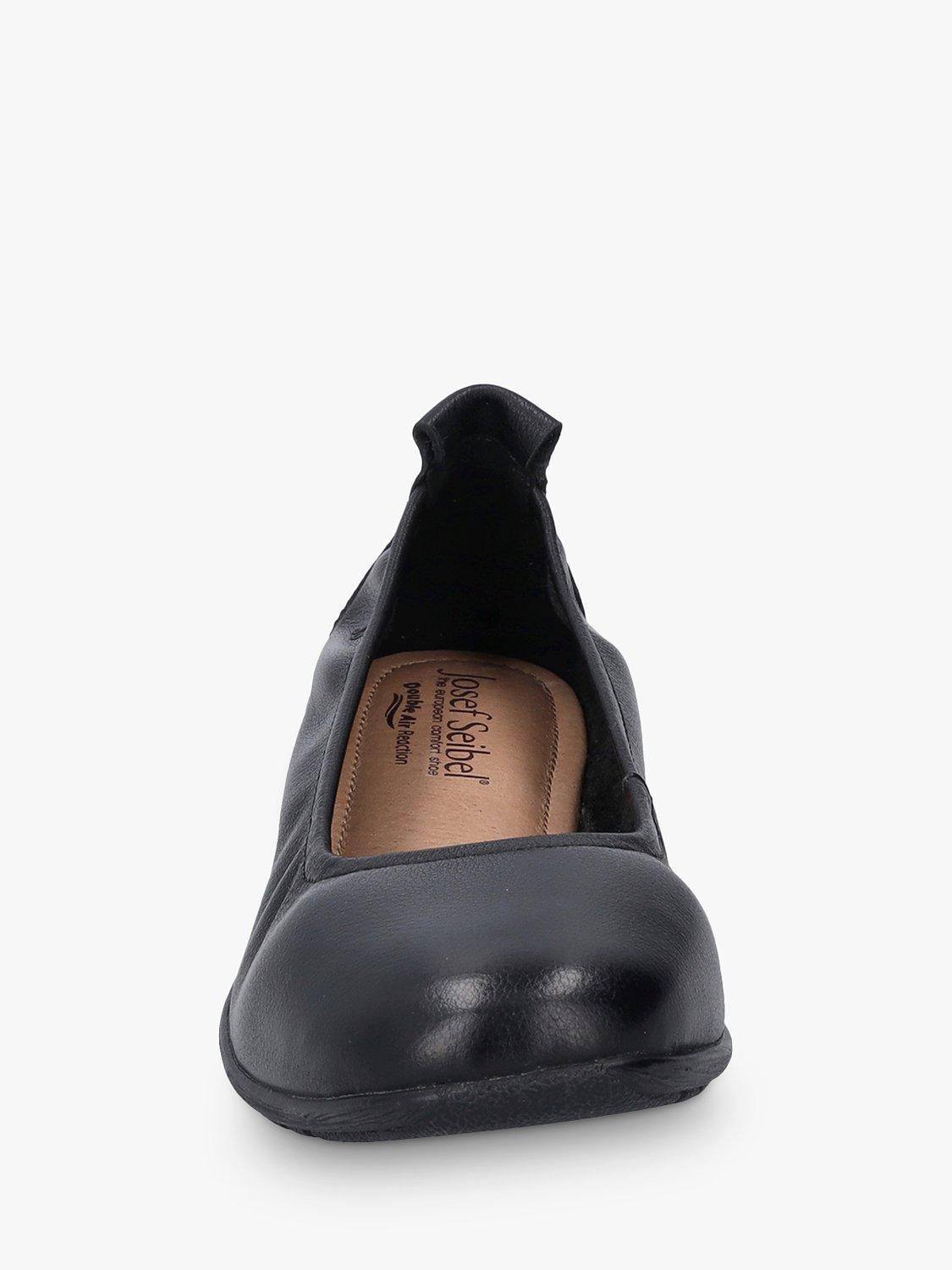 Product image 4 of 5, which shows Josef Seibel Fenja 01 Leather Ballet Pumps, Black, 6.5