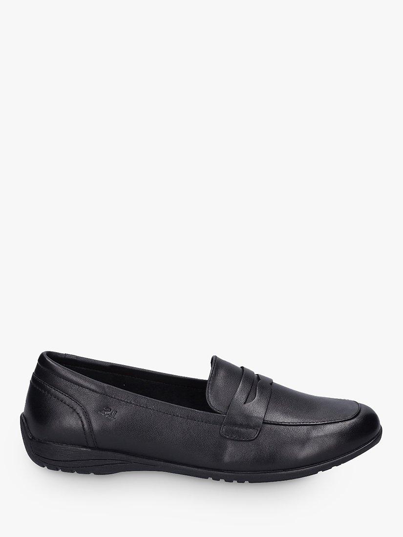 Josef Seibel Fenja 22 Leather Loafers, Black, 3