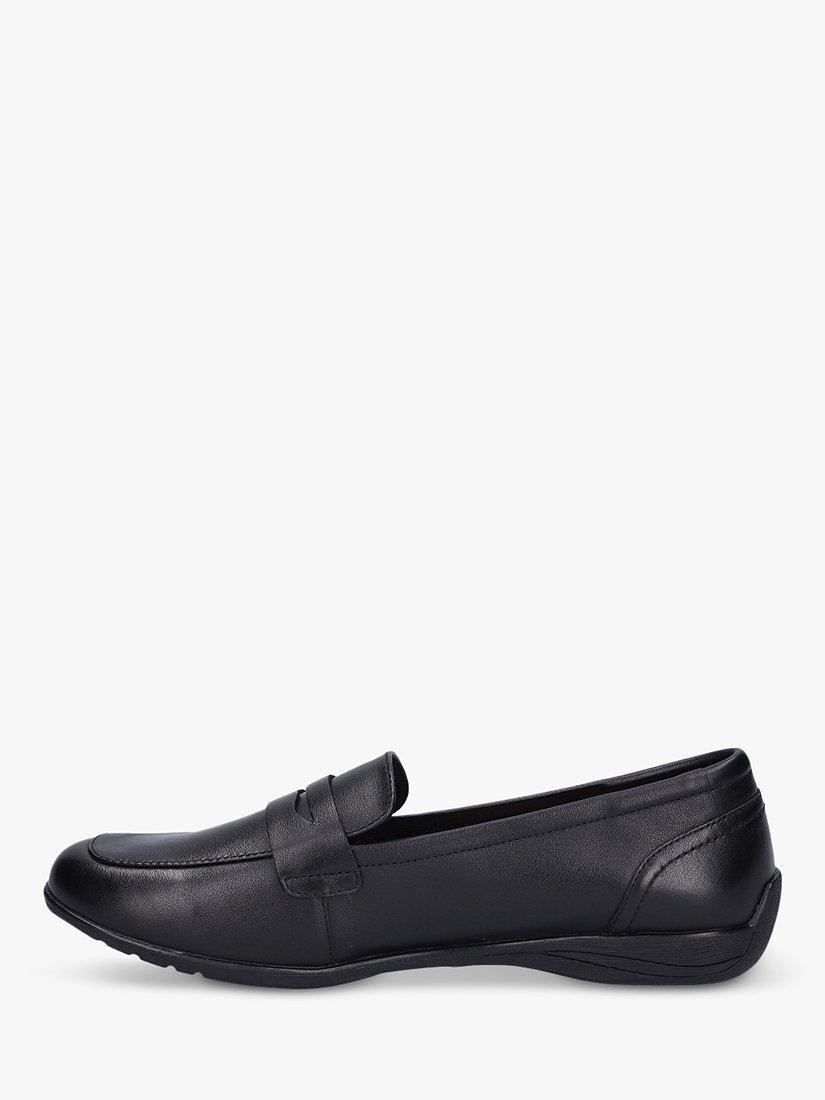 Josef Seibel Fenja 22 Leather Loafers, Black, 3