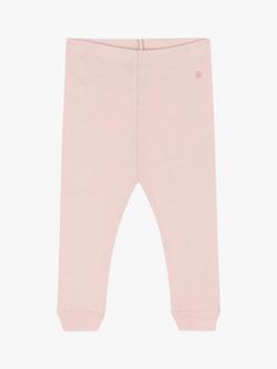 Petit Bateau Baby Cotton Leggings, Saline, Saline