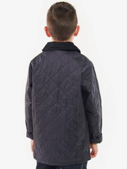 Barbour Kids' Liddesdale Quilted Jacket - view 2, Navy