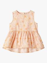 WHEAT Kids' Bea Floral Top, Peach