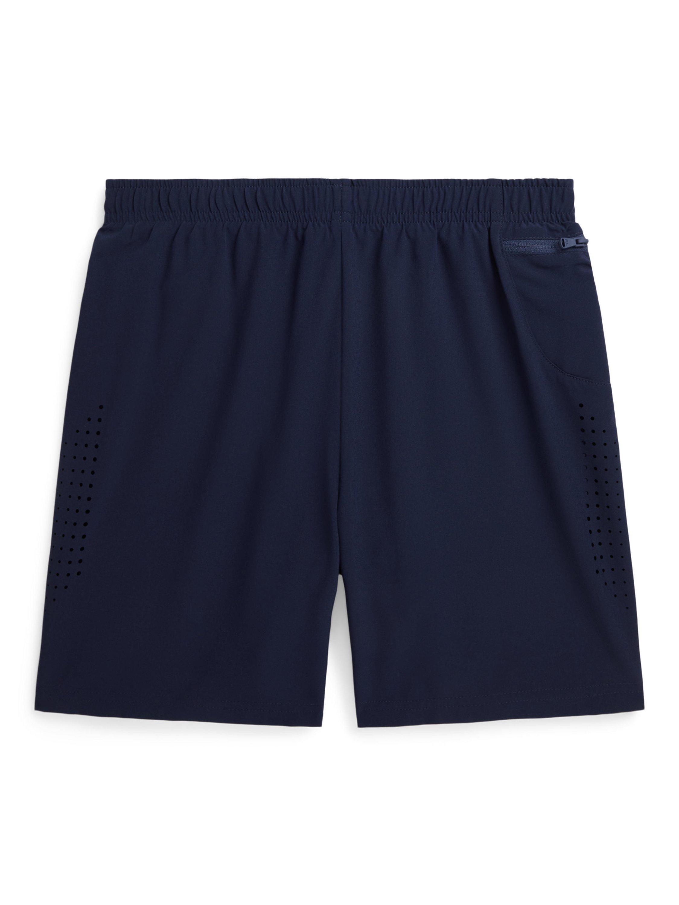 Product image 2 of 2, which shows Ralph Lauren Kids' Wimbledon Ball Kid Shorts, Navy, M
