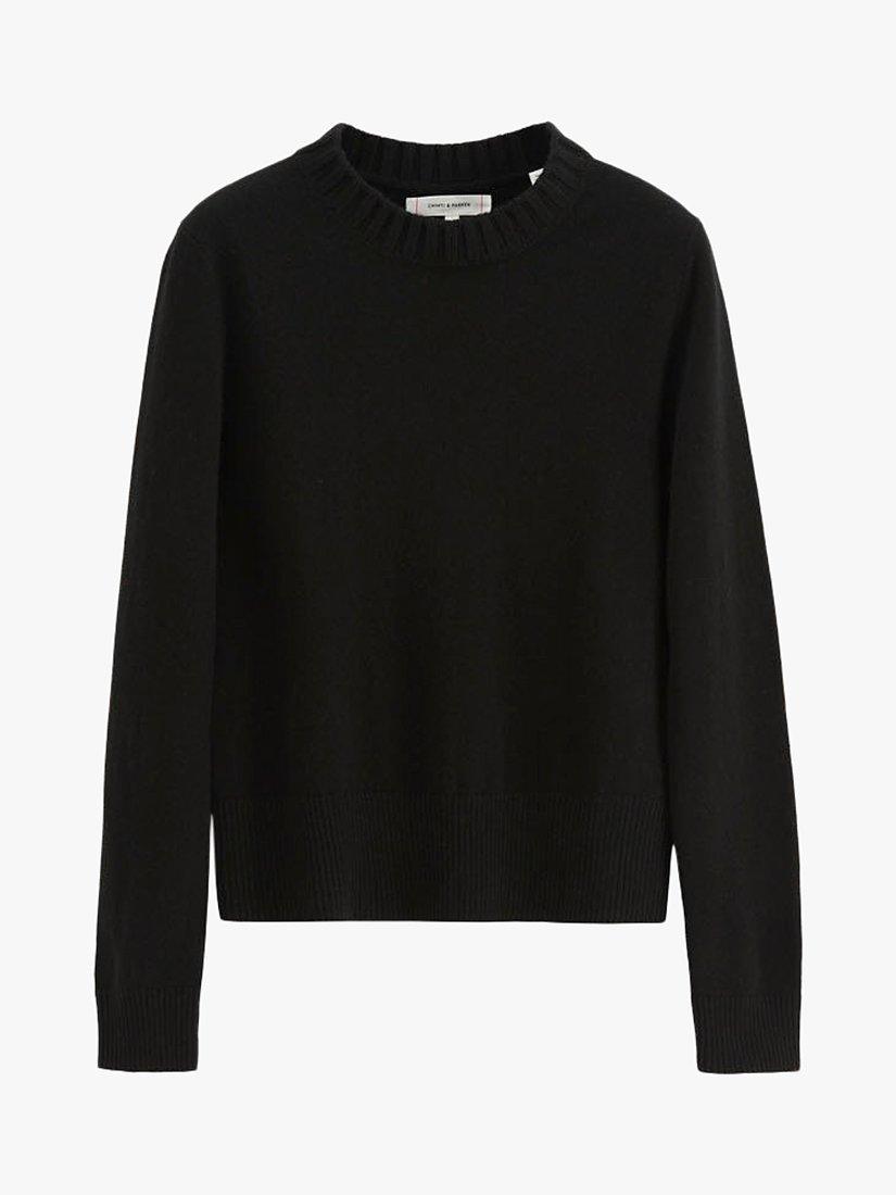 Product image 3 of 3, which shows Chinti & Parker Wool and Cashmere Blend Jumper, Black, XS