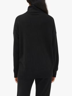 Chinti & Parker Roll Neck Wool Rich Jumper - view 2, Black