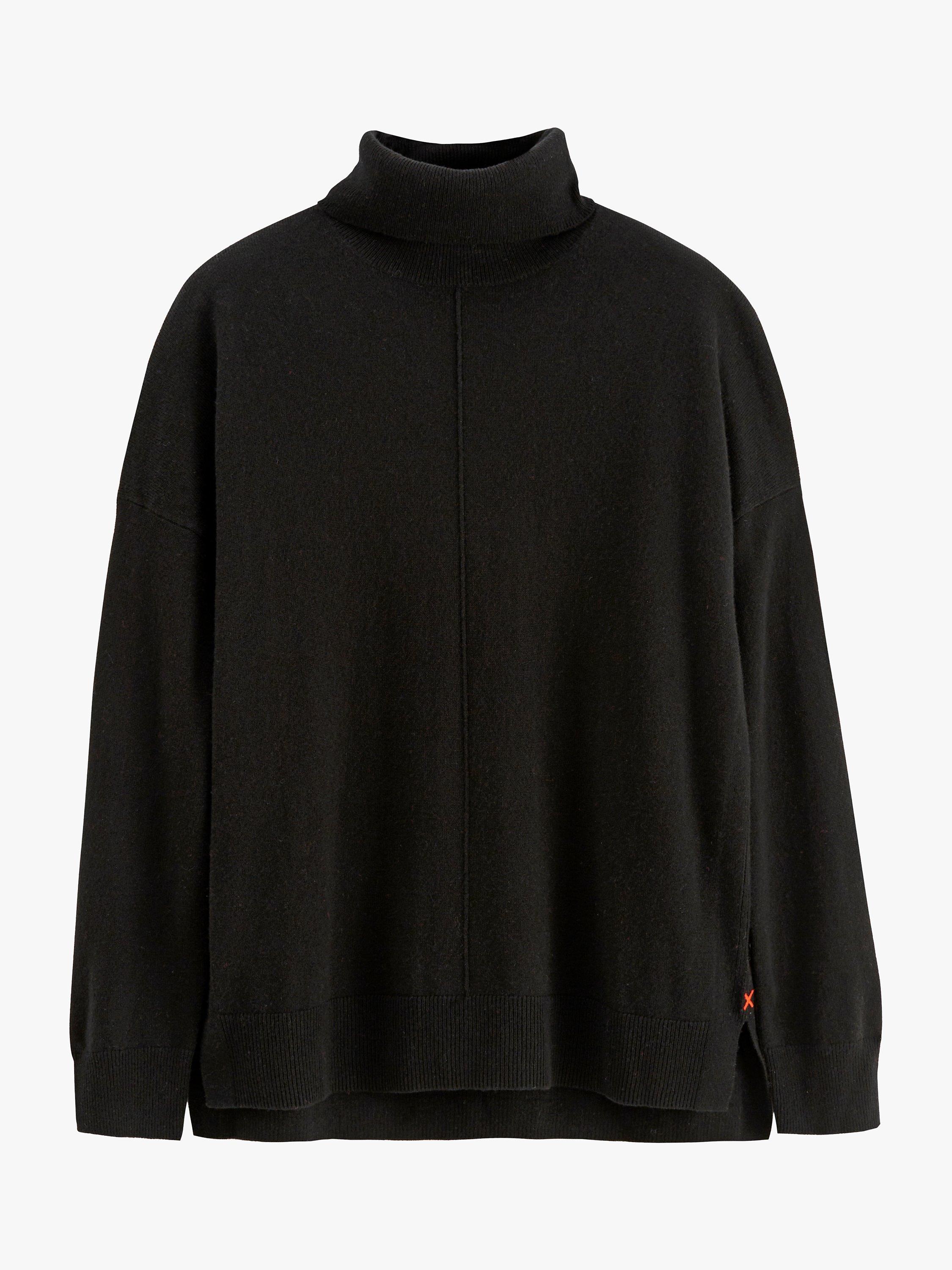 Product image 4 of 4, which shows Chinti & Parker Roll Neck Wool Rich Jumper, Black, XL