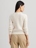 Lauren Ralph Lauren Ralhan Cotton Cable Knit Cardigan