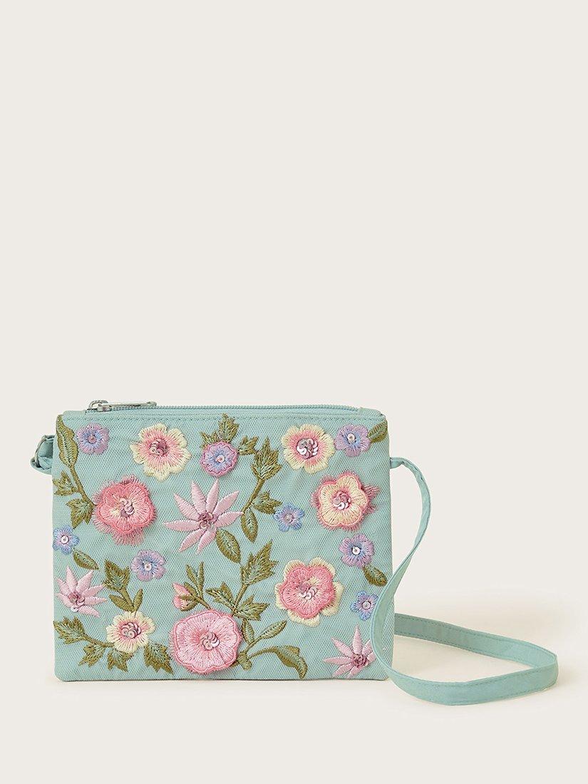 Monsoon Kids' Luna Floral Embroidered Bag, Multi