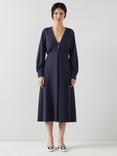 L.K.Bennett Jenny Jersey Midi Dress, Navy