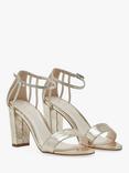 Rainbow Club Talia Crackled Metallic Sandals, Gold