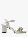 Rainbow Club Mia Wide Fit Wedding Sandals, Ivory Satin