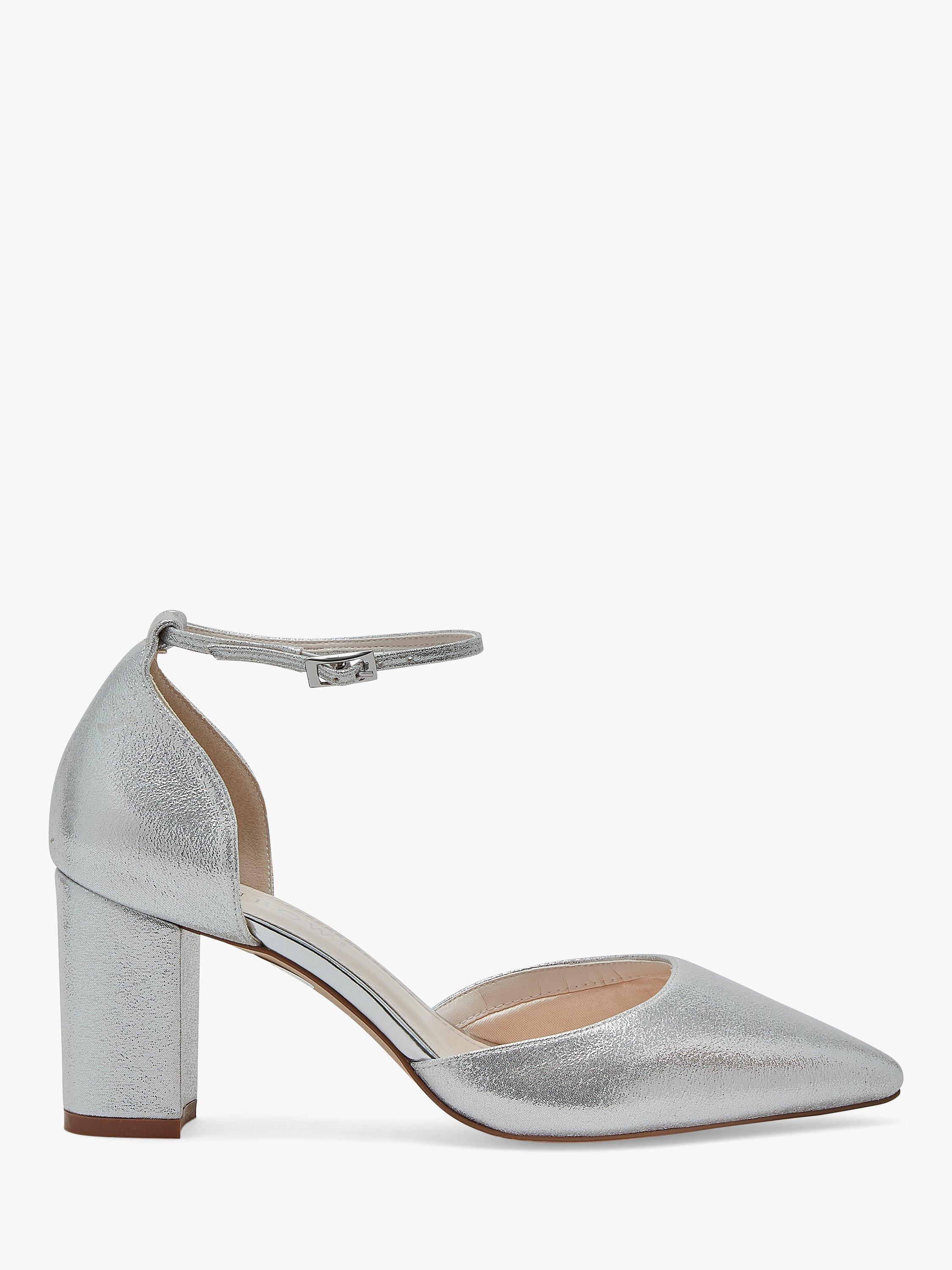 John lewis silver shoes mid heel hotsell