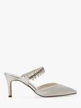 Rainbow Club Amyla Satin Pearl Detail Mules, Ivory Satin