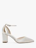 Rainbow Club Bella Wide Fit Wedding Shoes, Ivory Satin