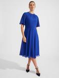 Hobbs Petite Samara Dress, Lapis Blue