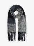 James Lakeland Asymmetrical Checkered Scarf, Green