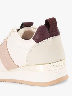 Carvela Frame Runner Trainers, White/Multi - view 2, White/Multi