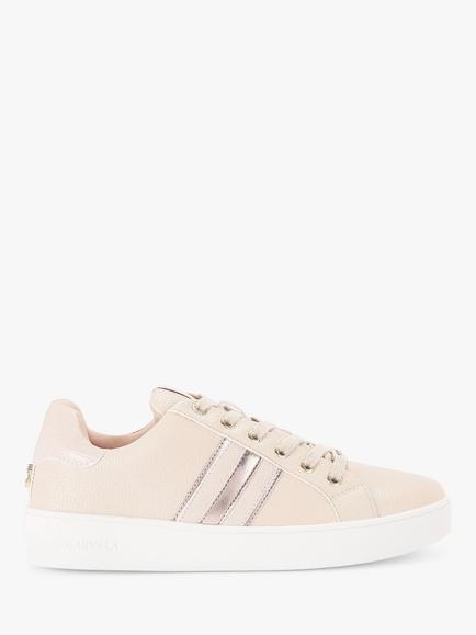 Carvela Rapid Metallic Stripe Trainers, Multi, Beige/Multi