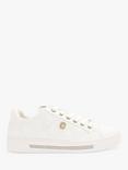 Carvela Diamond Quilt Lace-Up Trainers, White