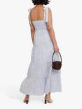 o.p.t Elara Floral Maxi Dress, Blue, Blue