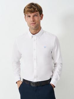 Crew Clothing Slim Fit Oxford Shirt, Bright White