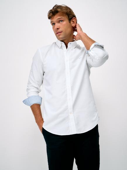 Crew Clothing Cotton Regular Fit Oxford Shirt, Bright White