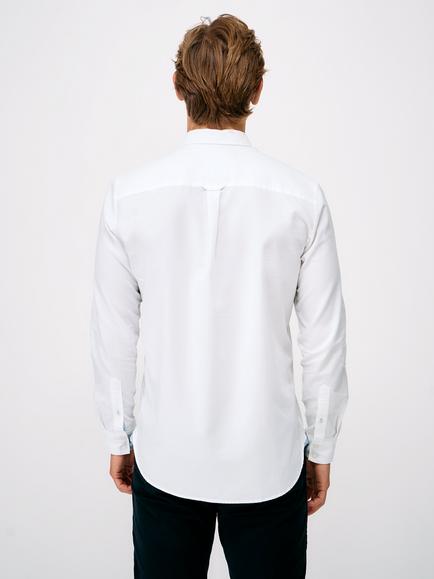 Crew Clothing Cotton Regular Fit Oxford Shirt - view 2, Bright White