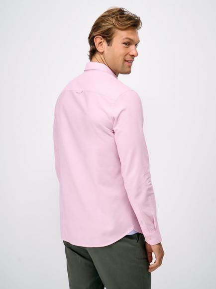 Crew Clothing Slim Fit Oxford Shirt - view 2, Pastel Pink