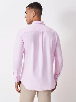 Crew Clothing Slim Fit Oxford Shirt - view 2, Light Pink