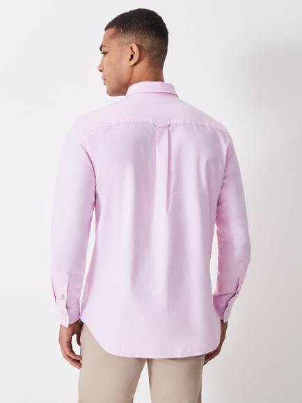 Crew Clothing Cotton Regular Fit Oxford Shirt - view 2, Light Pink
