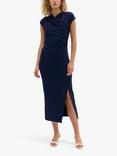 MY ESSENTIAL WARDROBE Nupti Slim Fit Jersey Midi Dress, Total Eclipse