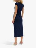 MY ESSENTIAL WARDROBE Nupti Slim Fit Jersey Midi Dress, Total Eclipse