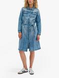 MY ESSENTIAL WARDROBE Dango Denim Shirt Dress, Light Blue Wash