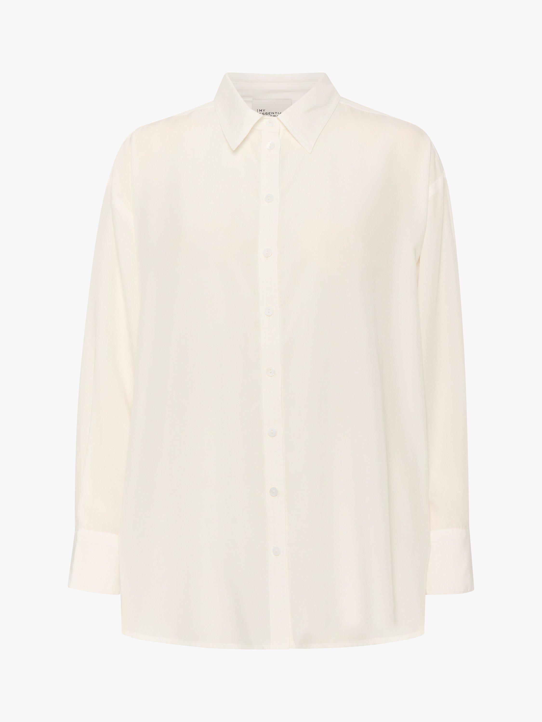 MY ESSENTIAL WARDROBE Tulla Casual Fit Button Up Shirt, Snow White